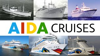 〽️EVOLUTION OF SHIPS - AIDA CRUISES #ShipsEvolution