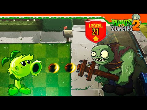 Видео: НОВЫЕ ЗОМБИ 21 УРОВЕНЬ! ХАРДКОР!! 🍃 Plants vs Zombies 2 (Растения против зомби 2) Прохождение