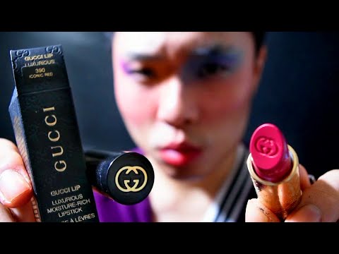 Makeup on Yo Screen ??‍♀ ASMR: Gucci Lipstick, Brush Sounds ‧ Korean Roleplay ‧ 메이크업 롤플레이