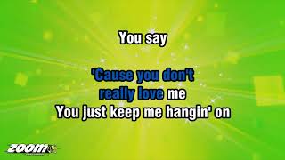 Kim Wilde - You Keep Me Hangin' On - Karaoke Version from Zoom Karaoke