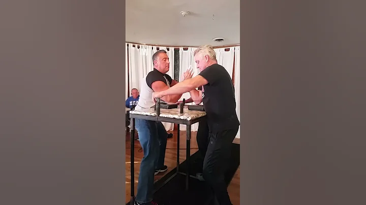 Dean Banaian armwrestler Walter Meehan @ Mass State