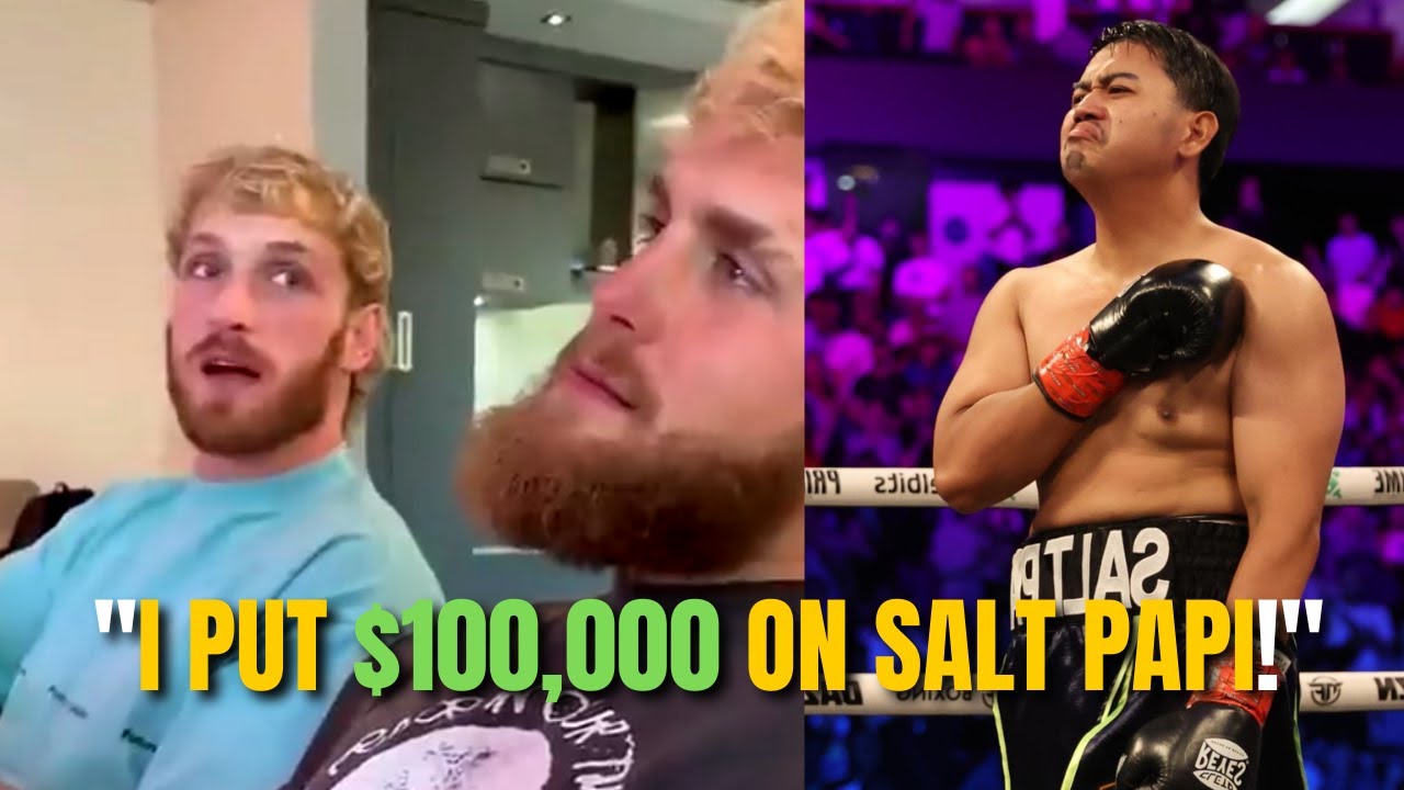Paul Papi Logan Paul Put $100,000 On Salt Papi - YouTube