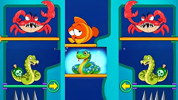 Save the Fish Challenge Part 13 | Fish Rescue Puzzles | Pull the Pin Walkthrough | iOS Puzzle Games