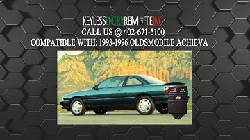 How To Replace Oldsmobile Achieva Key Fob Battery 1993 1994 1995 1996