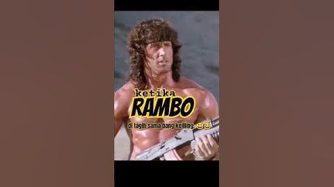 rambo disuruh bayar utang.. 😆 #lucu #funny #coverlucu #memes #ngakakunik #rambo6 #rambo