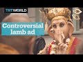 Hindus are angry after ad features their god ganesha eating lamb