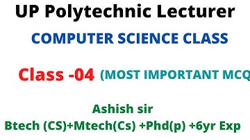 UPPSC Polytechnic Lecturer 2021 ||Day 4|| digital class ||MCQ|| Ashish sir