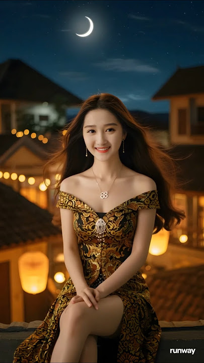 Wewayangen Beautiful Girl in a Dress, Elegant, Charming
