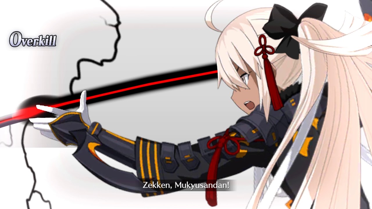 【FGO】【QFHD, HFR】 Okita Souji (Alter) - Noble Phantasm - Zekken, Mukyuu Sandan