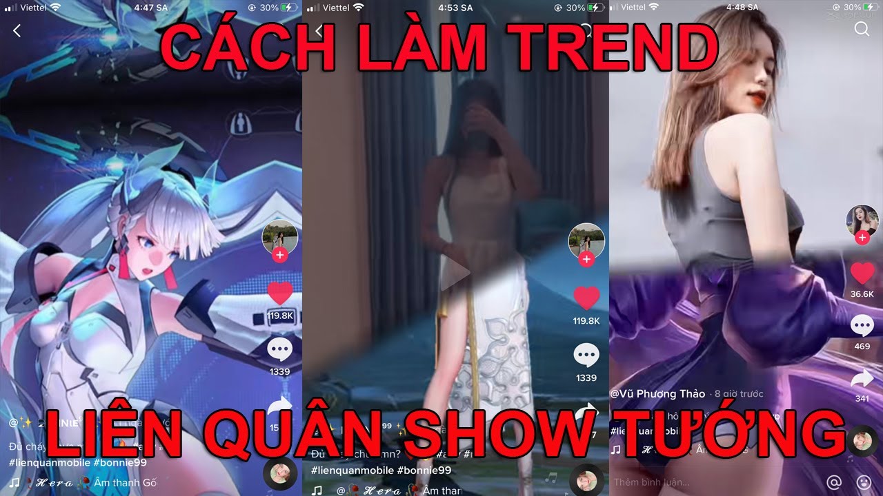 CÁCH LÀM TREND " LIÊN QUÂN SHOW TƯỚNG TỦ " HOT TIK TOK