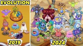 Fire Oasis Evolution | My Singing Monsters