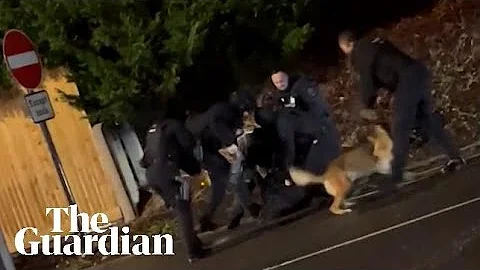 Moment suspect in Huntingdon train attack was arrested