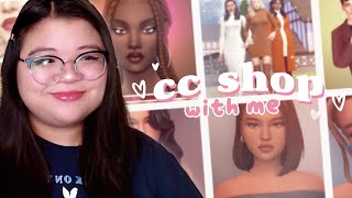 let's go cc shopping for the sims 4 (links included) ♡
