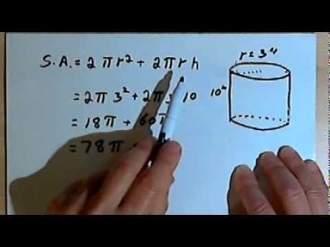 Surface Area of a Cylinder 128-4.11