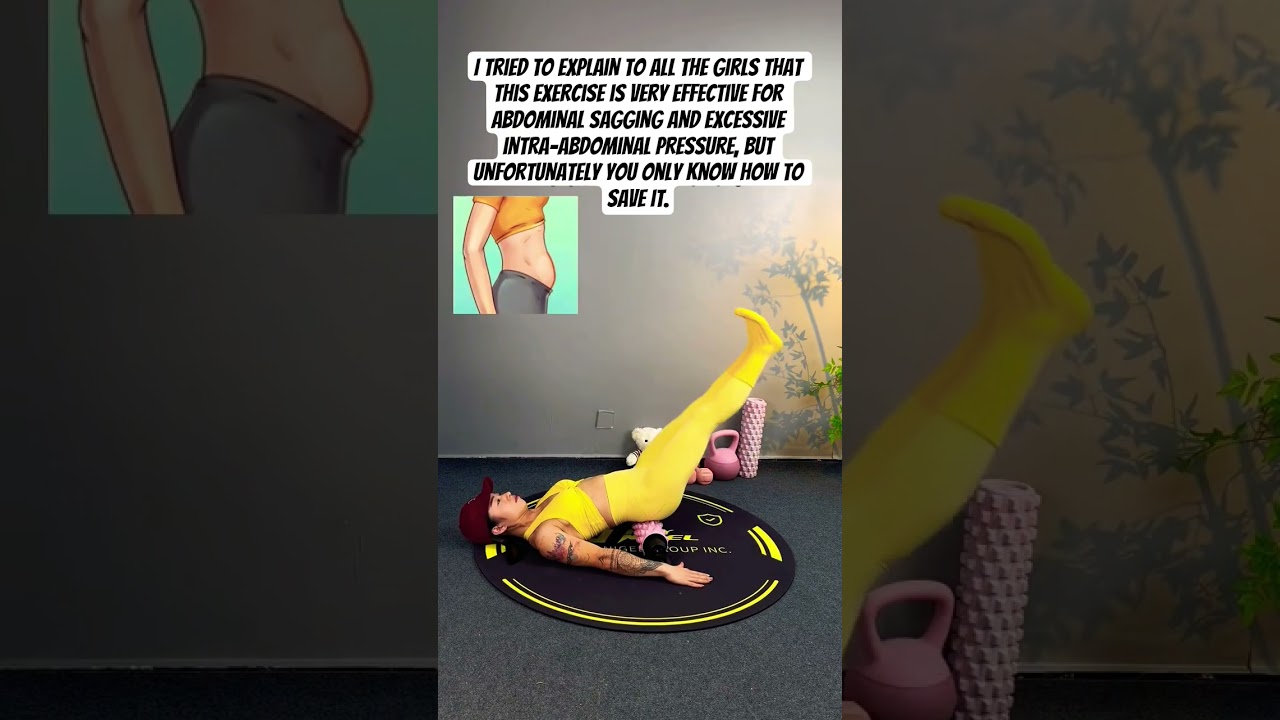 No matter how big your belly is after giving birth❗One exercise to improve abdominal suspension 