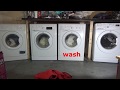 Wash Race No.204 : 4 indesit's on synthetics 50'c