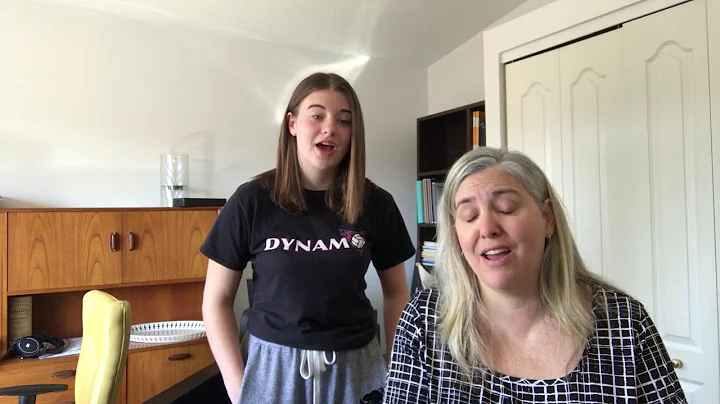Mother-daughter duet - May the Lord of Peace - Sar...