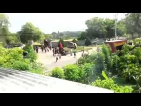 სულისშემძვრელი კადრები   პარაშუტისტი დაშვებისას ელექტროსადენებში ჩავარდა