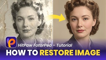 Best AI Photo Restoration 2026 | How to Restore Old Photos | HitPaw FotorPea Tutorial