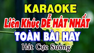 Karaoke Liên Khúc Nhạc Trữ Tình Bolero Dễ Hát Nhất - Toàn Bài Hay - Thích Nghe Nhạc Sống Karaoke