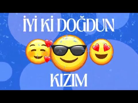 İyiki doğdun KIZIM İsimli Doğum Günü Şarkısı - KIZIM' ın Doğum Günü - KIZIM Doğum Günü Şarkısı