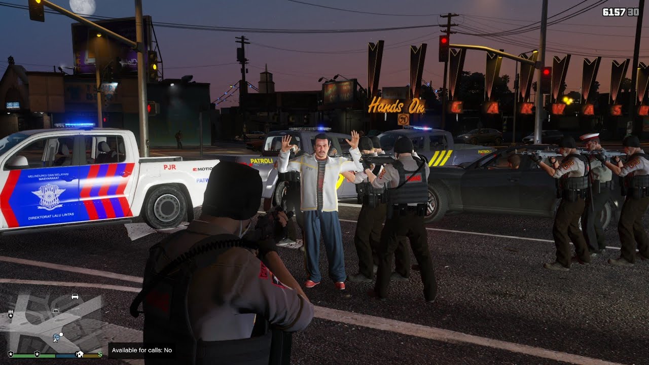 Aksi Kejar Kejaran Tim Raimas Dengan Begal Bersenjata! GTA 5 Mod Polisi Indonesia