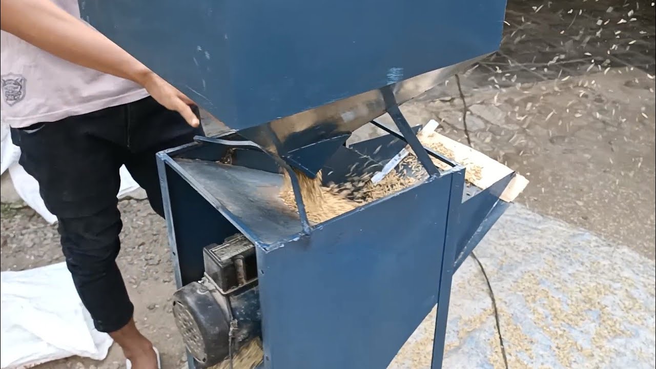 Tes Blower padi pakai mesin pompa air bekas