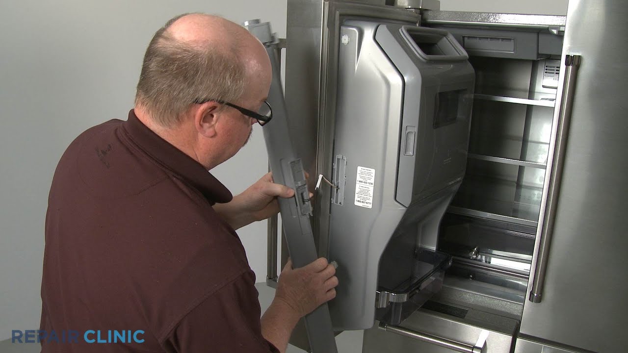 KitchenAid 5 Door Refrigerator Door Mullion Replacement W11176246 - YouTube
