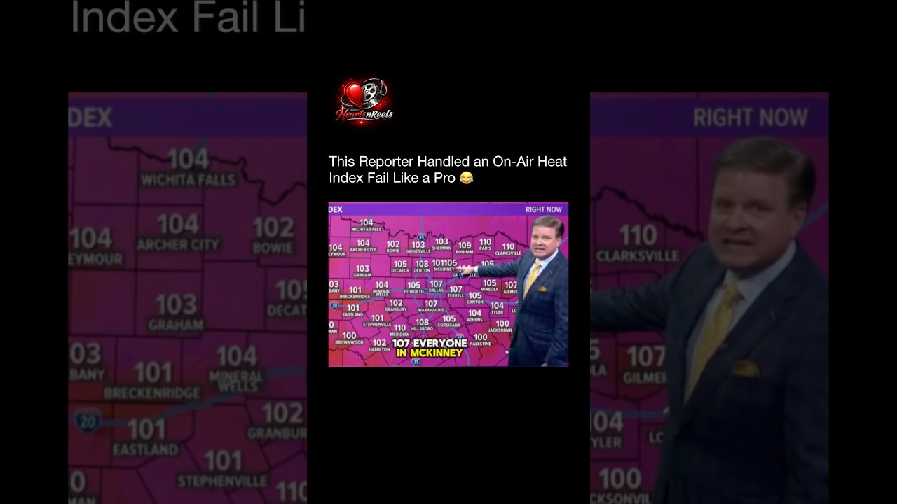 This Reporter’s Live Weather Fail Had Everyone Crying 😂🌡️