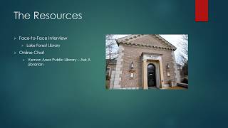 LIS 704 Reference Interview Analysis Presentation