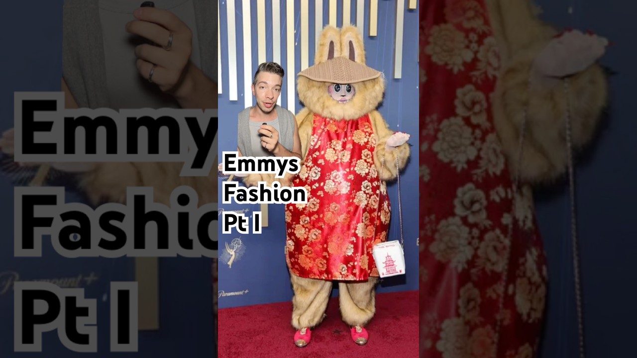 Labubu on the EMMYS Red Carpet👹  pt I  