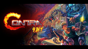 Contra 9 in 1 (MMK-032-01) (NES/Famicom) - Gameplay Showcase
