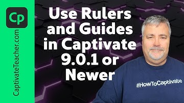 Use the New Rulers and Guides Features in Adobe Captivate 9.0.1. or Newer