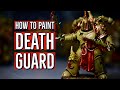 Как покрасить Гвардию Смерти — SPEED PAINTING DEATH GUARD WARHAMMER 40000