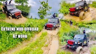 Mahindra Bolero 4x4 pickup working in bad road condition | offroad at work | Northeast India