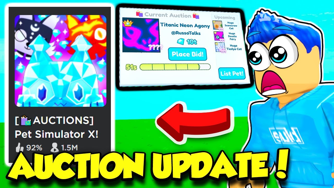 The AUCTION UPDATE Is HERE In Pet Simulator X! 
