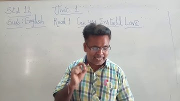 12th|English |Unit 1|Read 1|part 1by Dr.Nilesh Karia