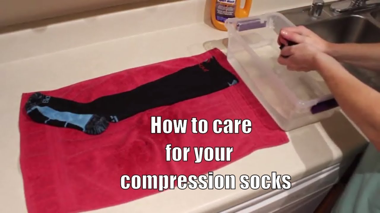 BioSoul How to wash fitness compression socks YouTube