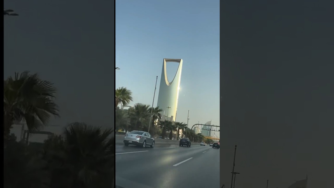 Riyadh's city center featuring the giant buildings 