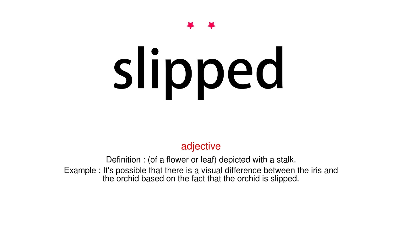 How to pronounce slipped - Vocab Today - YouTube