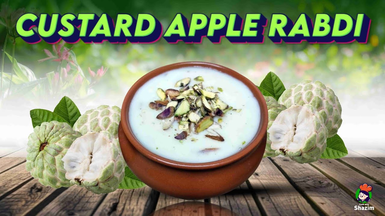 Custard Apple Rabdi | सीताफल रबड़ी | how to make sitafal rabdi | घर पर ...