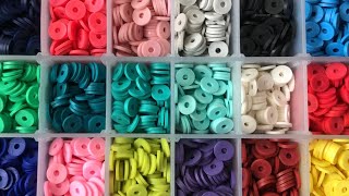 Altering Beads, Making Mixes and Bracelets Tutorial with Beebeecraft Polymer Clay Heishi Beads!