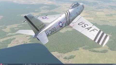 F86 Vs Mig 15 Cinematic