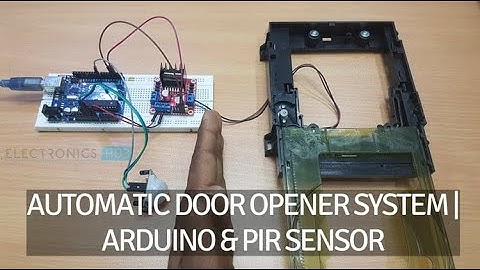 Automatic door open and close using arduino