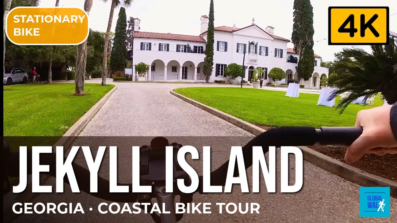 Jekyll Island 4K Bike Tour — Historic Sites & Coastal Georgia
