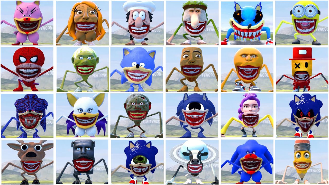 WHICH NEW ALL SHIN SONIC TAPES FAMILY VS ITALIAN AI BRAINROT MEMES TAPES IS THE STRONGEST? in GMOD