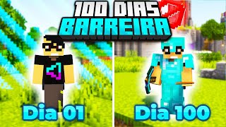 SOBREVIVI 100 DIAS MAS A BARREIRA AUMENTA NO MINECRAFT - O FILME