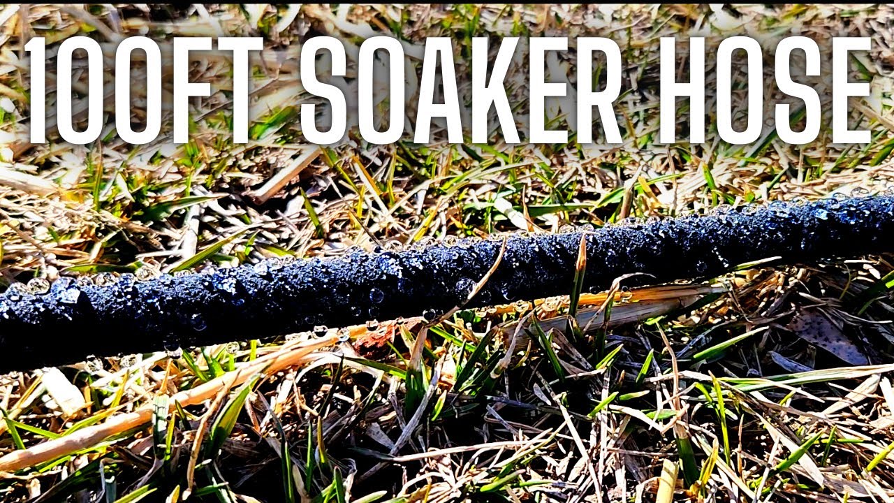 TOP DOG Soaker Hose 100 ft for Garden Beds