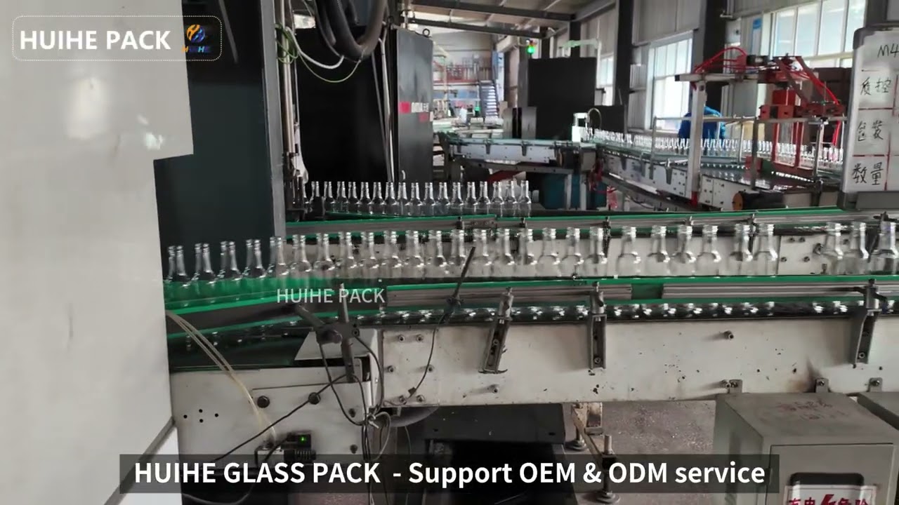 Automated Spirit Bottle Production with Dual Quality Control | HUIHE Packaging Factory