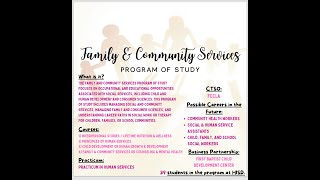 CTE Spotlight #3 - Family and Community Services